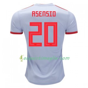 Divisa di Calcio Spagna Asensio 20 Trasferta Mondiali 2018